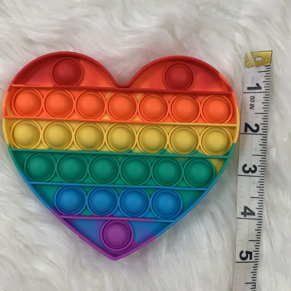 NEW Set of 4 Pop It Toys Rainbow - Picture 4 of 6